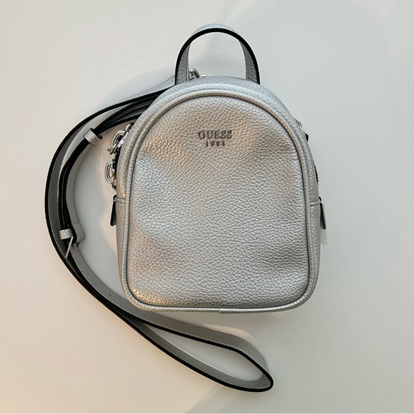 Guess Handbags - New! Guess Urban Chic Metallic Mini Crossbody Bag